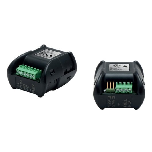 Rele de seguridad Axis A9801 Negro 48x45x30mm Compatible cerraduras 24V