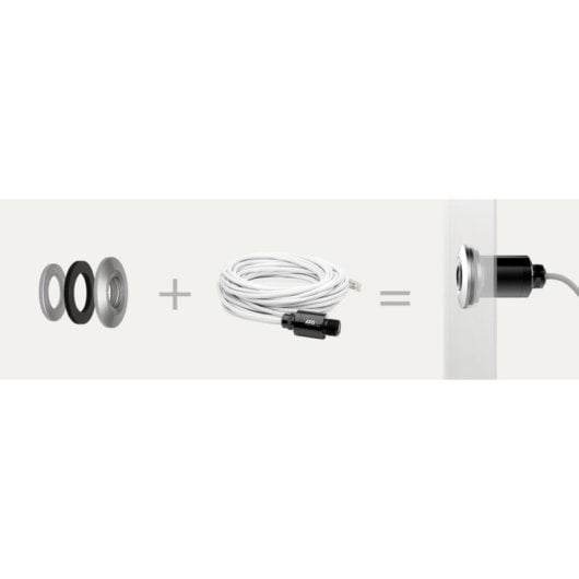 Housing Axis 5507-111 compatibile con AXIS F1005-E, AXIS F1035-E, AXIS P1214-E, AXIS P1224-E, Silver, cablato, diametro 45 mm