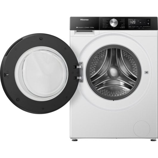 Lavasecadora Hisense 10,5 kg A WD3S1043BW3 con WiFi, vapor y motor inverter