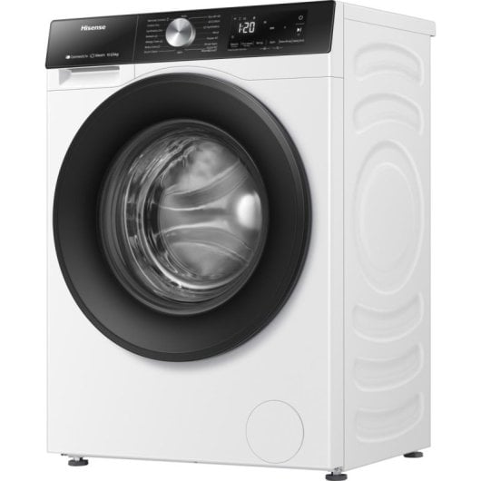 Lavasecadora Hisense 10,5 kg A WD3S1043BW3 con WiFi, vapor y motor inverter