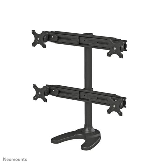Supporto monitor Neomounts FPMA-D700DD4 per 4 schermi da 19-30", regolazione in altezza, nero