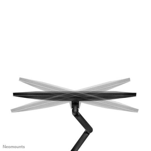 Supporto da scrivania Neomounts DS60-425BL2 NEXT Lite doppio monitor 17-27" inclinazione regolabile nero