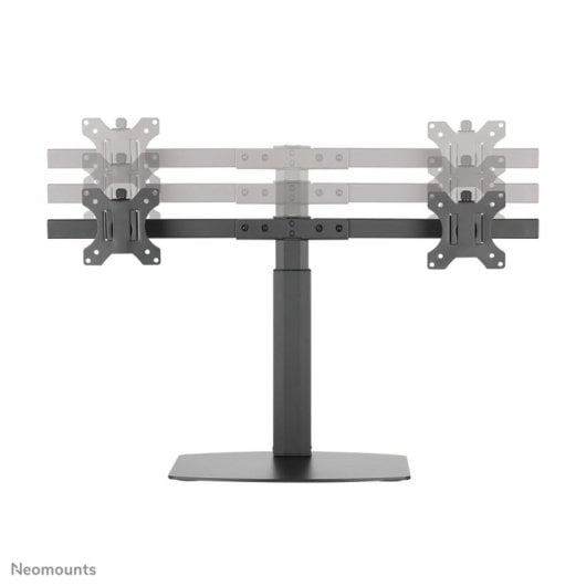 Supporto per monitor Neomounts FPMA-D865DBLACK a gas per 2 schermi 10-27" indipendente nero