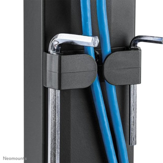 Supporto per monitor Neomounts FPMA-D865DBLACK a gas per 2 schermi 10-27" indipendente nero