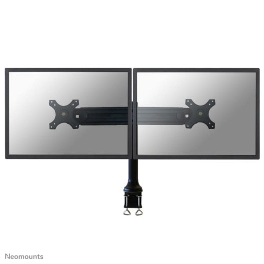 Supporto da scrivania Neomounts FPMA-D700D per 2 monitor 19-30", clamp, regolazione in altezza, nero