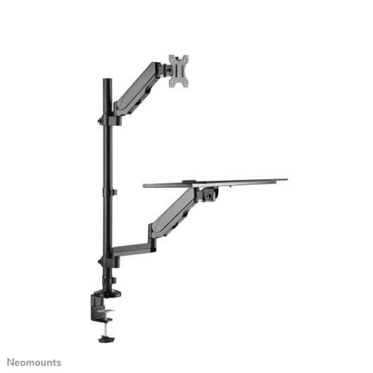 Supporto da scrivania Neomounts DS90-325BL1 per postazione sit-stand 17-32" - molla a gas, morsetto/fissaggio, 9 kg, nero