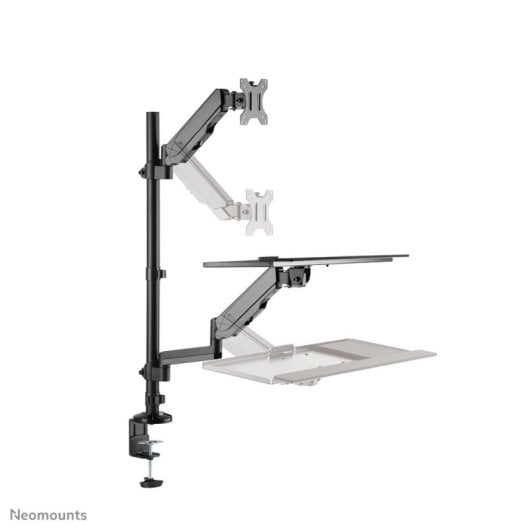 Supporto da scrivania Neomounts DS90-325BL1 per postazione sit-stand 17-32" - molla a gas, morsetto/fissaggio, 9 kg, nero