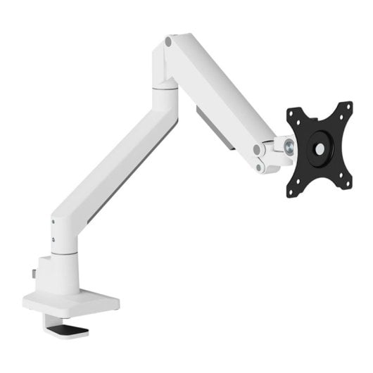 Supporto da scrivania per monitor Neomounts DS70-250WH1 17-35" movimento completo, molla a gas, Topfix, bianco