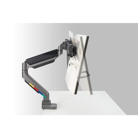 Genérica Doppel Monitor Tischhalterung SmartFit, 32", 18 kg, Höhenverstellung, Grau