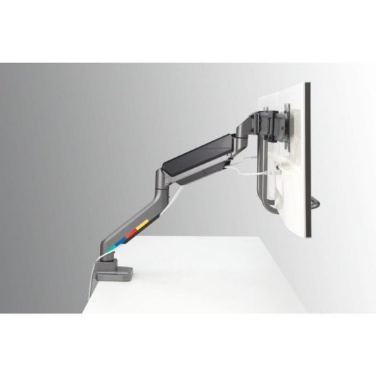 Genérica Doppel Monitor Tischhalterung SmartFit, 32", 18 kg, Höhenverstellung, Grau