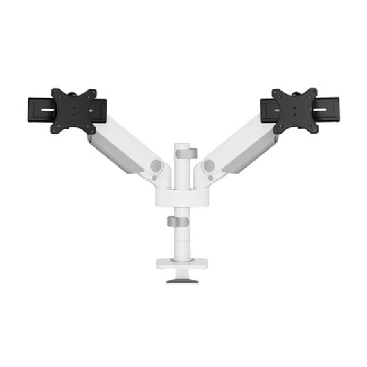 Supporto da scrivania per due monitor Neomounts DS65S-950WH2 24-34 pollici, molla a gas, multi regolabile, bianco