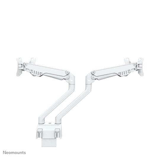 Supporto da scrivania per monitor 10-32" Neomounts FPMA-D750DWHITE2 con molla a gas e fissaggio Topfix - Bianco