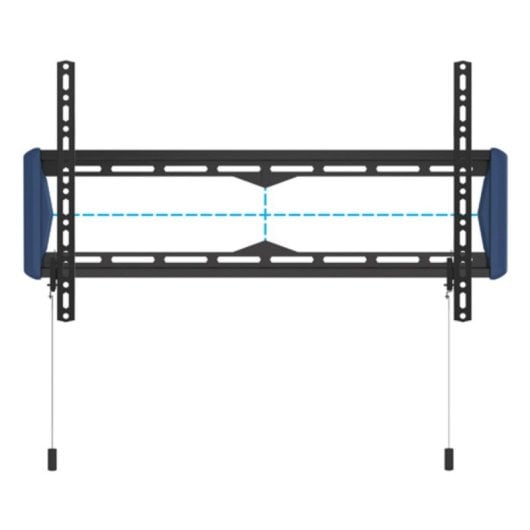 Soporte de pared B-Tech Elements Fixed 600 Flat hasta 80" 70 kg Negro Azul