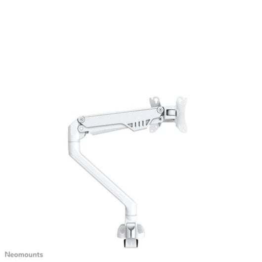 Braccio monitor Neomounts FPMA-D750WHITE2 bianco con molla a gas e regolazione ergonomica