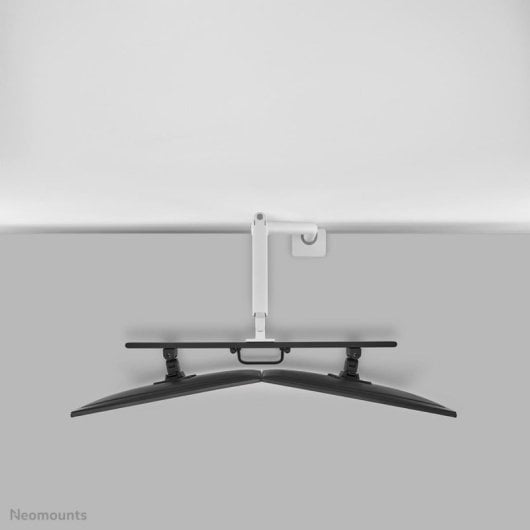 Supporto da scrivania Neomounts DS75S-950WH2, 2 monitor 17-32", molla a gas, regolazione completa, Topfix, bianco