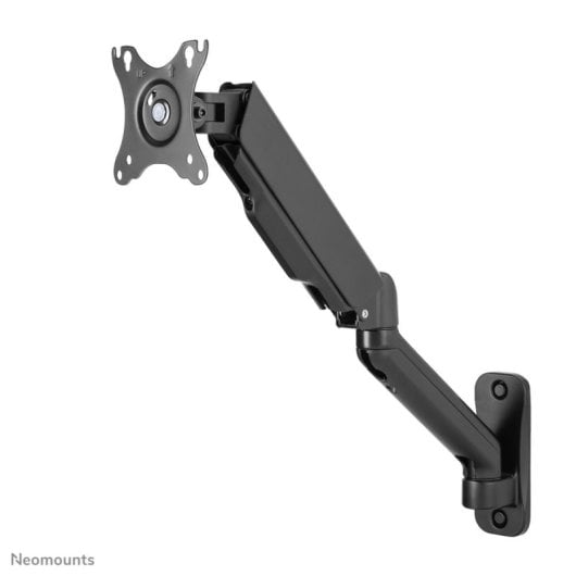Supporto da parete Neomounts WL70-450BL11 per monitor/TV 17-32", molla a gas, movimento completo, nero