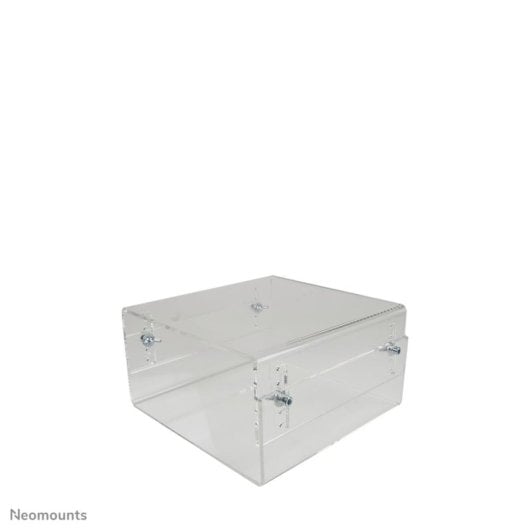 Supporto per monitor/portatile regolabile Neomounts NSMONITOR40, universale, trasparente, portata 25 kg