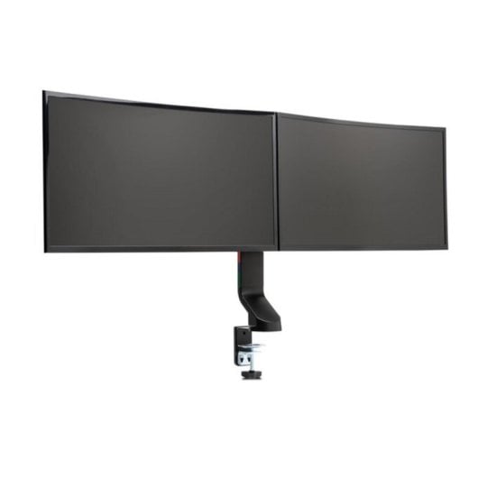 Kensington SmartFit platzsparender Monitorarm für zwei Monitore, Clamp/Bolt-through, 8 kg, 27 Zoll, Höhenverstellung, Schwarz