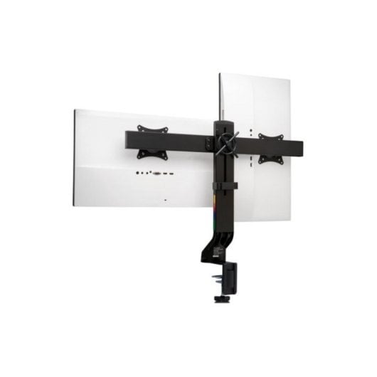 Kensington SmartFit platzsparender Monitorarm für zwei Monitore, Clamp/Bolt-through, 8 kg, 27 Zoll, Höhenverstellung, Schwarz