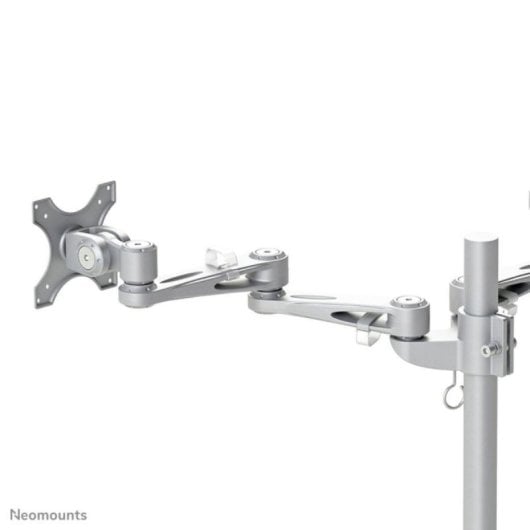 Monitorarm Neomounts FPMA-D935DG Doppel, manuelle Höheneinstellung, Grommet-Montage, Silber