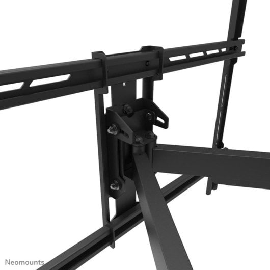 Supporto da parete robusto per TV 55-110" movimento completo, carico 125 kg, regolazione altezza, nero