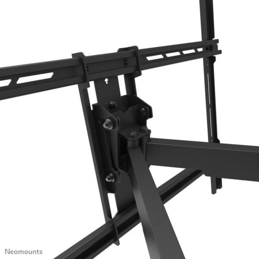 Supporto da parete robusto per TV 55-110" movimento completo, carico 125 kg, regolazione altezza, nero