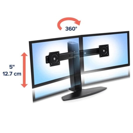 Soporte Monitor Ergotron Neo Flex Dual Ajuste Altura Rotación para 2x24.5" VESA