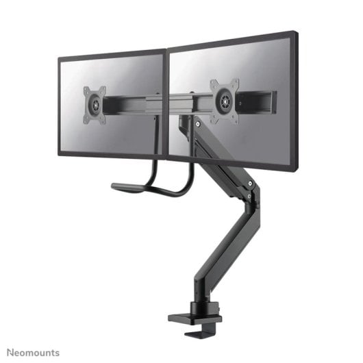 Supporto da scrivania per doppio monitor Neomounts NM-D775DXBLACK 10-32" molla a gas Topfix nero