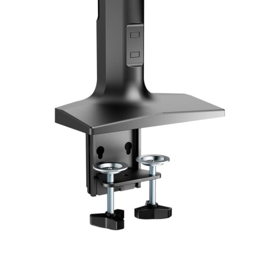 Soporte monitor V7 DML24DS-GAS Dual resorte de gas ajuste altura resistente 27" negro