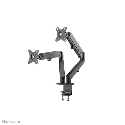 Supporto da scrivania Neomounts DS70-700BL2 per 2 monitor 17-27" con molla a gas, nero