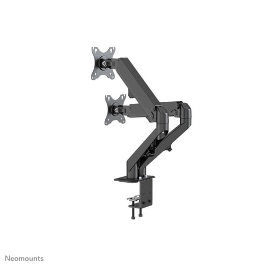 Supporto da scrivania Neomounts DS70-700BL2 per 2 monitor 17-27" con molla a gas, nero
