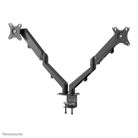 Supporto da scrivania Neomounts DS70-700BL2 per 2 monitor 17-27" con molla a gas, nero