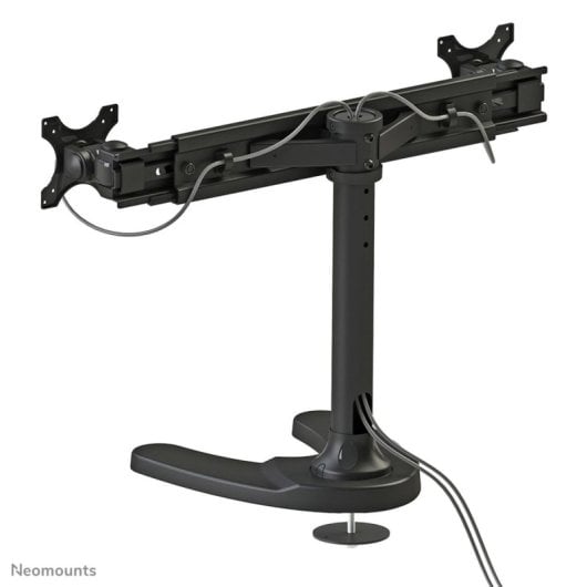 Supporto da scrivania Neomounts FPMA-D700DD per 2 monitor 19-30" regolabile nero