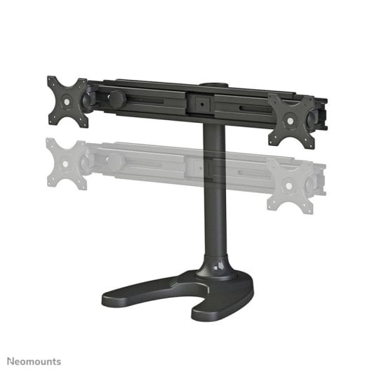 Supporto da scrivania Neomounts FPMA-D700DD per 2 monitor 19-30" regolabile nero