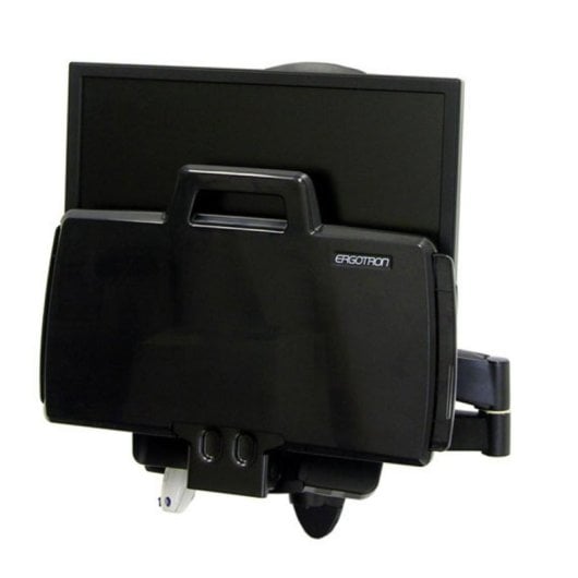 Brazo monitor Ergotron 200 Series Combo Arm 8,2 kg 24" montaje pared negro