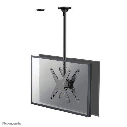 Supporto da soffitto Neomounts FPMA-C340DBLACK per doppio monitor/TV 32-75" regolabile in altezza, nero