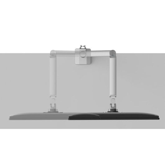 Supporto da scrivania per monitor Neomounts DS70-250SL1 17-35” molla a gas Topfix 180° Stop Clamp/Foratura, 9 kg, 100x100 mm, Argento