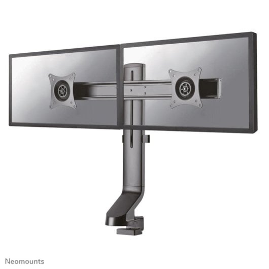 Supporto da scrivania per doppio monitor Neomounts FPMA-D860DBLACK, regolabile, 10-27", nero