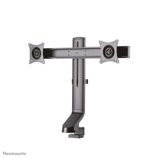 Supporto da scrivania per doppio monitor Neomounts FPMA-D860DBLACK, regolabile, 10-27", nero