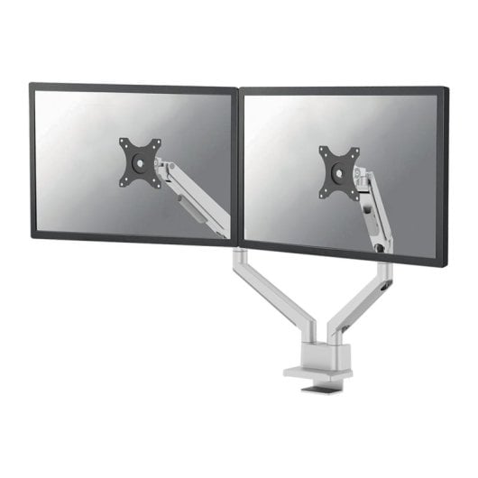 Supporto da scrivania Neomounts DS70-250SL2 per 2 monitor 17-32" con molla a gas, fissaggio Topfix, argento