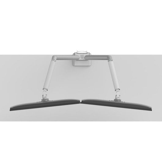 Supporto da scrivania Neomounts DS70-250SL2 per 2 monitor 17-32" con molla a gas, fissaggio Topfix, argento