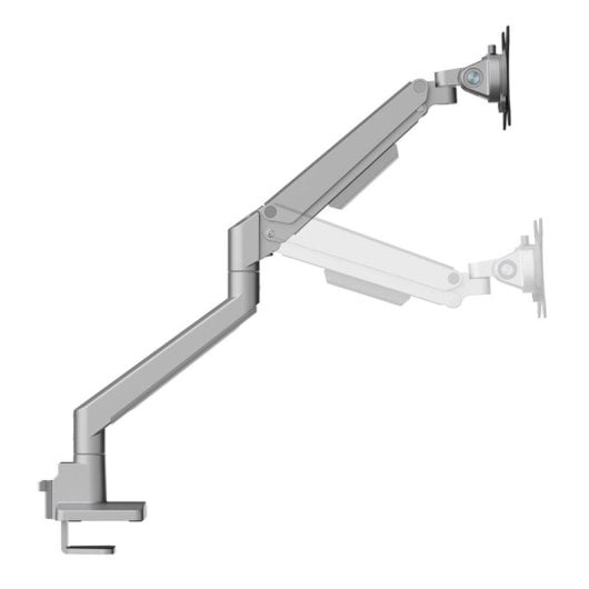 Supporto da scrivania Neomounts DS70-250SL2 per 2 monitor 17-32" con molla a gas, fissaggio Topfix, argento