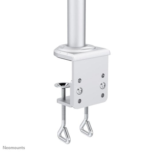Supporto da scrivania per monitor Neomounts FPMA-D935, 10-30'', argento, regolazione manuale, VESA 75x75/100x100, portata 10 kg, clamp