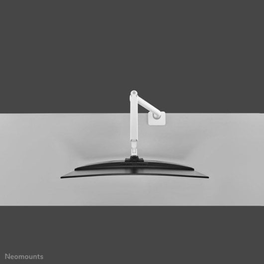 Supporto da scrivania Neomounts DS70S-950WH1 per monitor 17-49'' con molla a gas e Topfix, bianco
