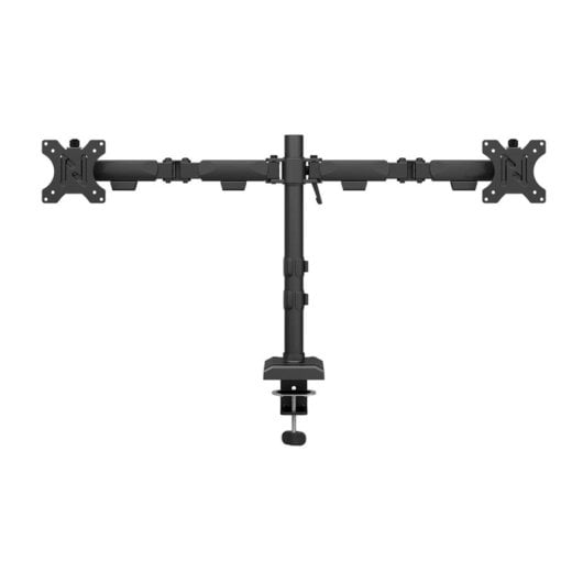 Supporto per monitor Neomounts DS60-600BL2 10-32" Quick-fix Nero con regolazione completa, doppio braccio, fissaggio Pinza/Foro, VESA 75x75/100x100