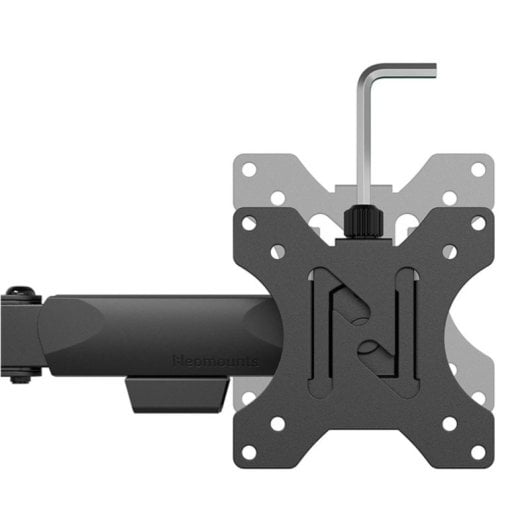 Supporto per monitor Neomounts DS60-600BL2 10-32" Quick-fix Nero con regolazione completa, doppio braccio, fissaggio Pinza/Foro, VESA 75x75/100x100