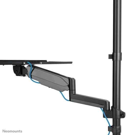 Supporto da parete Neomounts WL90-325BL1 per workstation con monitor 17-32 pollici, regolazione in altezza, nero