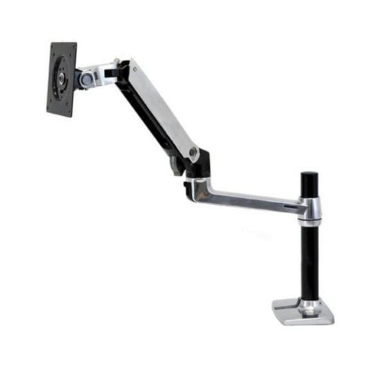 Brazo para monitor Ergotron LX Tall Pole 1 pantalla 34" 11,3 kg aluminio negro
