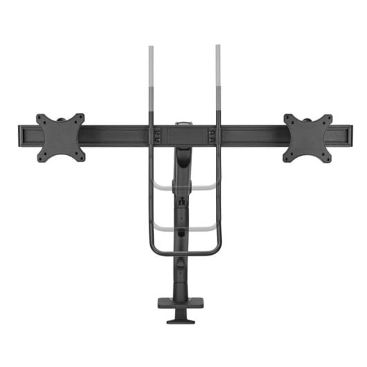 Supporto da scrivania Neomounts DS75S-950BL2 doppio braccio per monitor 17-32" con molla a gas, Topfix e fermo a 180° - Nero