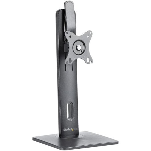 Universal Monitorständer mit vollständiger Bewegung, Höhenverstellung, drehbarer Basis, für 32 Zoll VESA Monitore, Aluminium, Schwarz